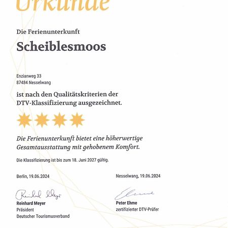 Апартаменты Scheiblesmoos 4 Sterne Нессельванг Экстерьер фото